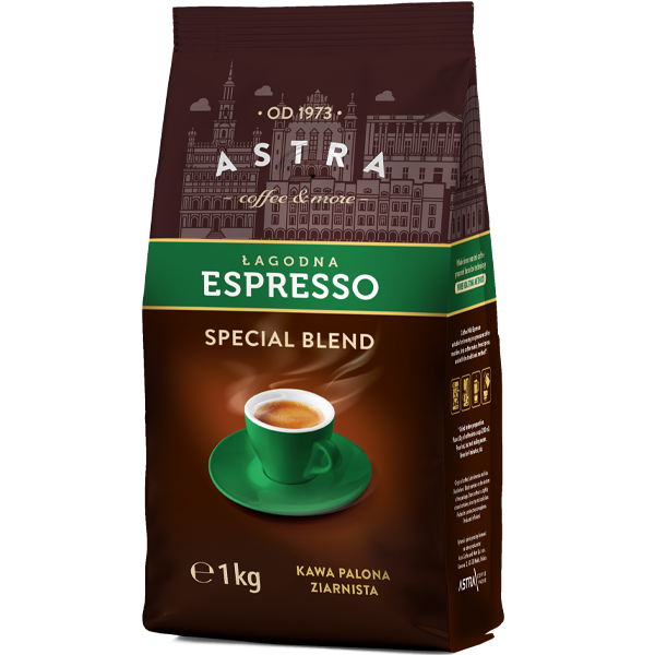 Kawa Astra Łagodna Espresso ziarnista 1kg  (1)
