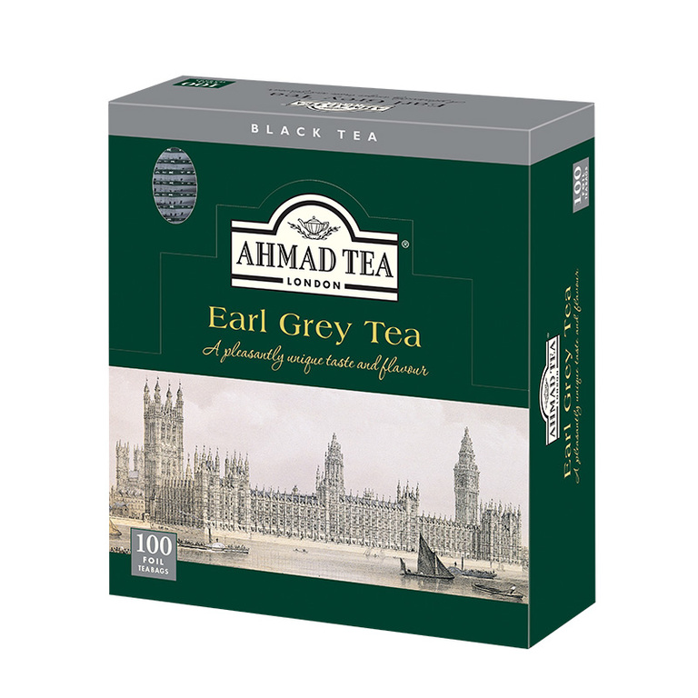 Ahmad Tea London Earl Grey Tea 100 torebek w kopertach aluminiowych (1)