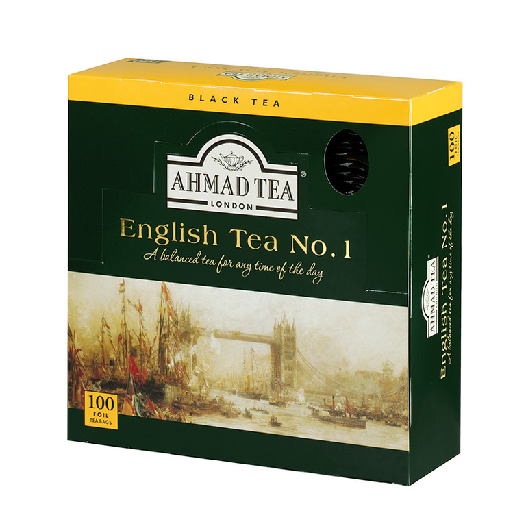 Ahmad Tea London English Tea No.1 100 torebek w kopertach aluminiowych (1)