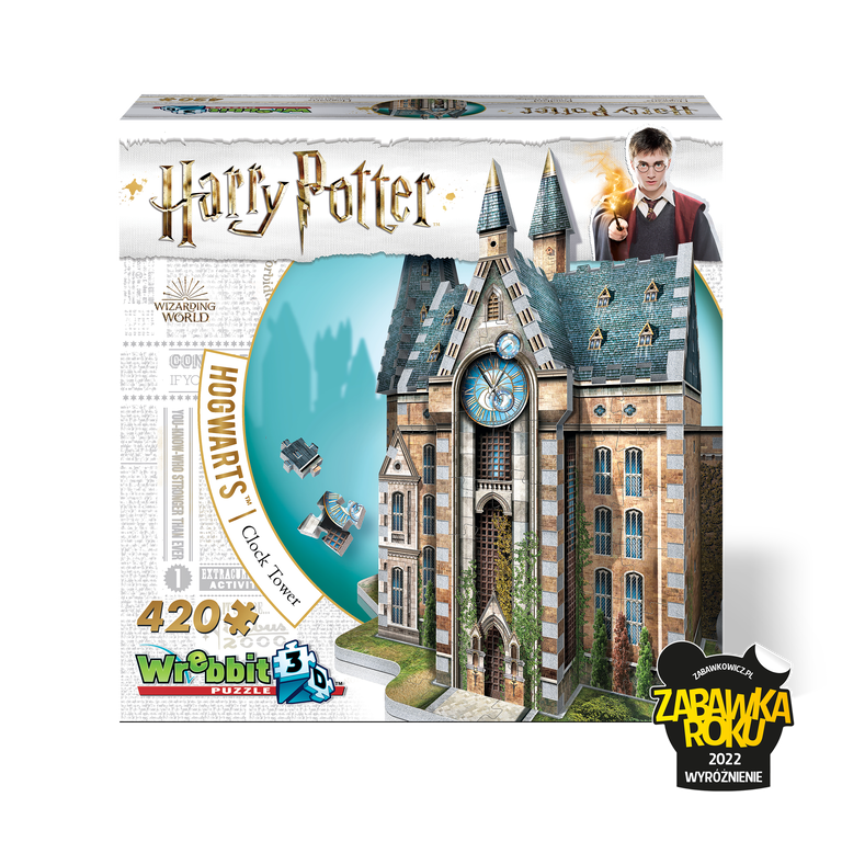 Wrebbit Harry Potter Wieża Zegarowa PUZZLE 3D (1)